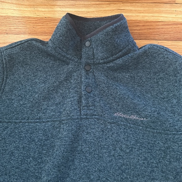 Eddie Bauer Fleece Top Sz L - Picture 6 of 9